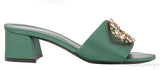 Madeleine Emerald Green Mule