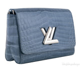 Twist MM Crocodile Shoulder Bag