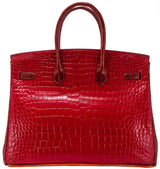 Birkin 35 Tricolor Crocodile Ltd. Ed.