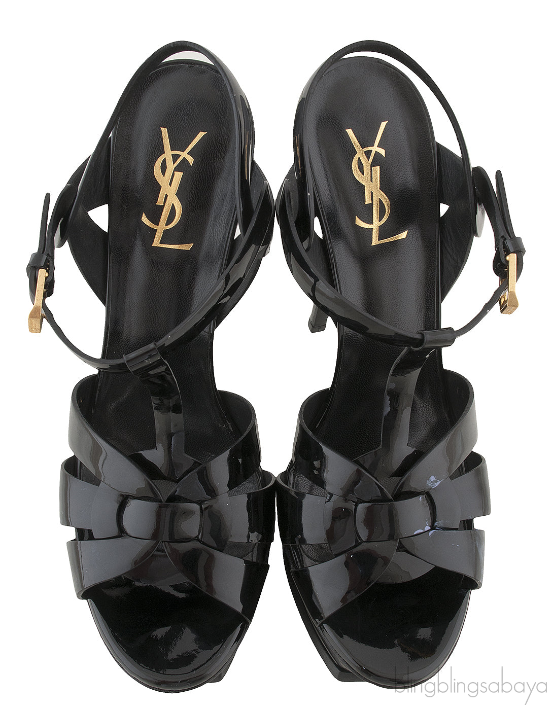 Tribute Black Patent Heels
