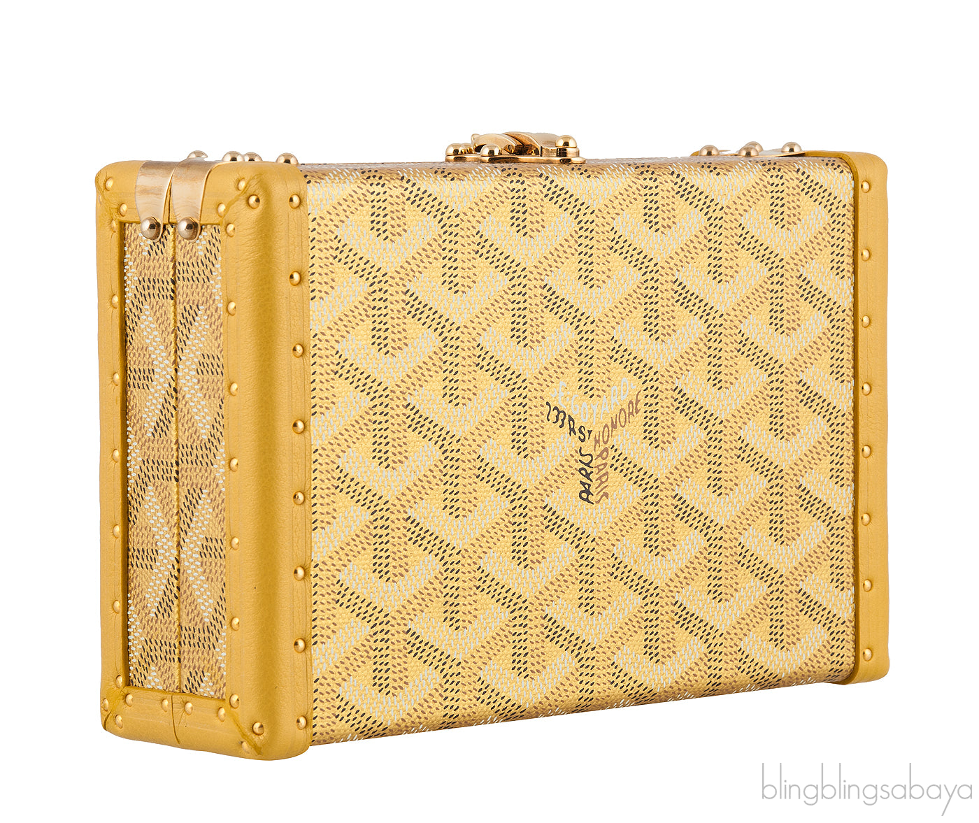 Mini Minaudiere Trunk Yellow
