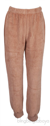 Brown Raglan Sweatshirt & Track Pants