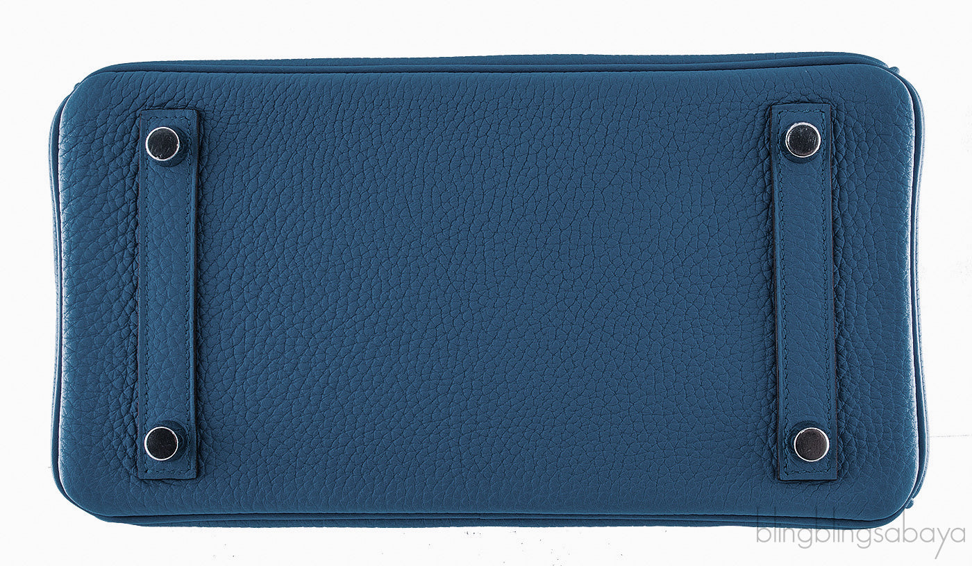 Kelly 32 Retourne Bleu Cobalt Togo