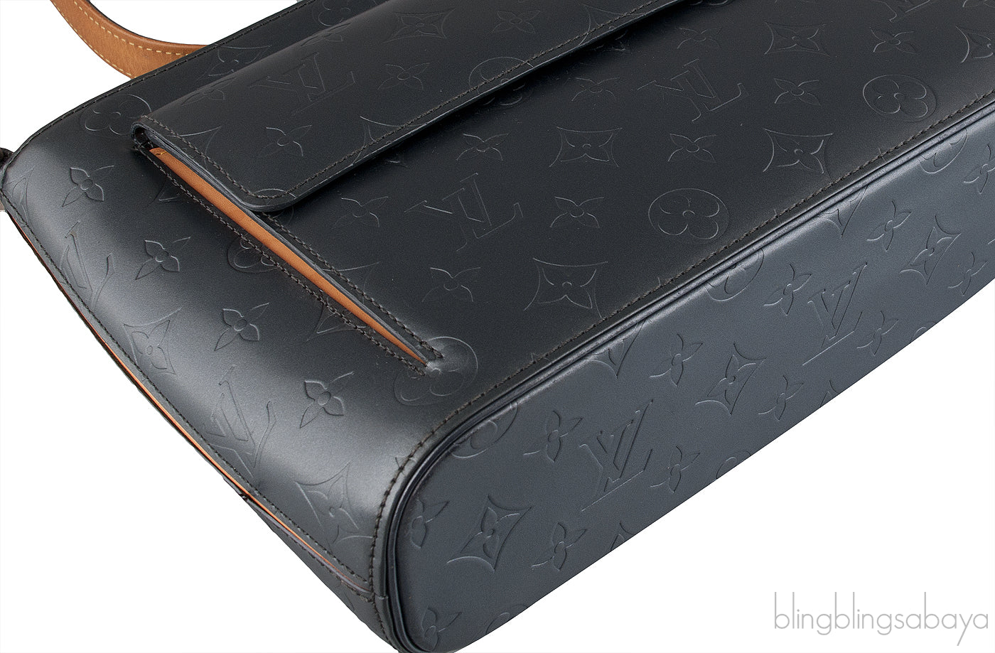 Louis Vuitton Allston Matte Blue Grey Monogram