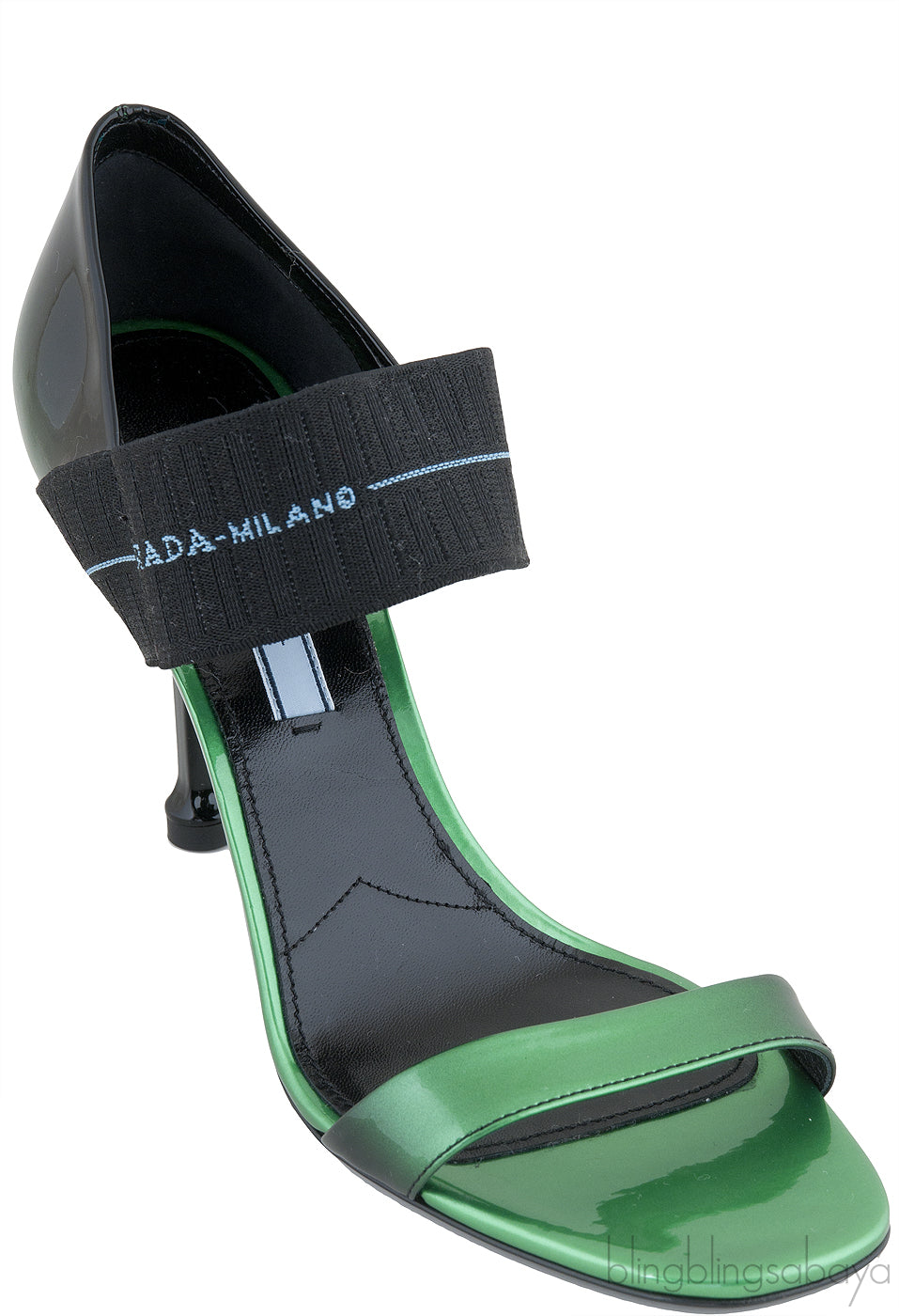 Elasticated Logo Strap Sandals