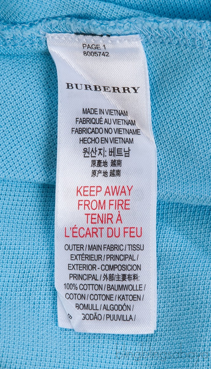 Light Blue Polo Shirt Kids Dress