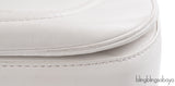 Gucci White Large Bamboo Top Handle Bag
