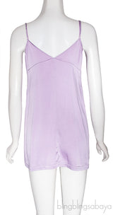 Lilac Satin Cami Dress