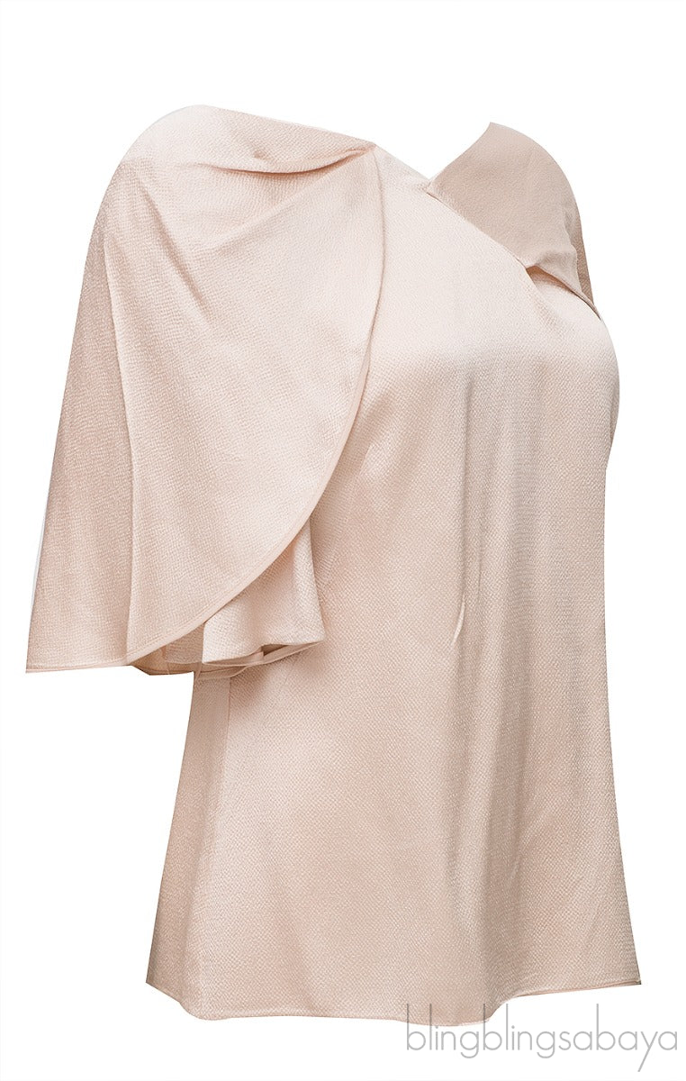 Beige Plain Blouse