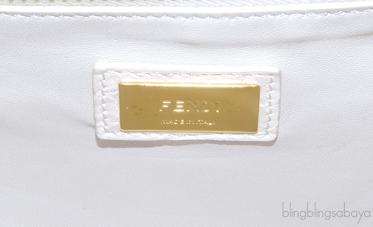 White Pearl Crocodile Peek-a-boo
