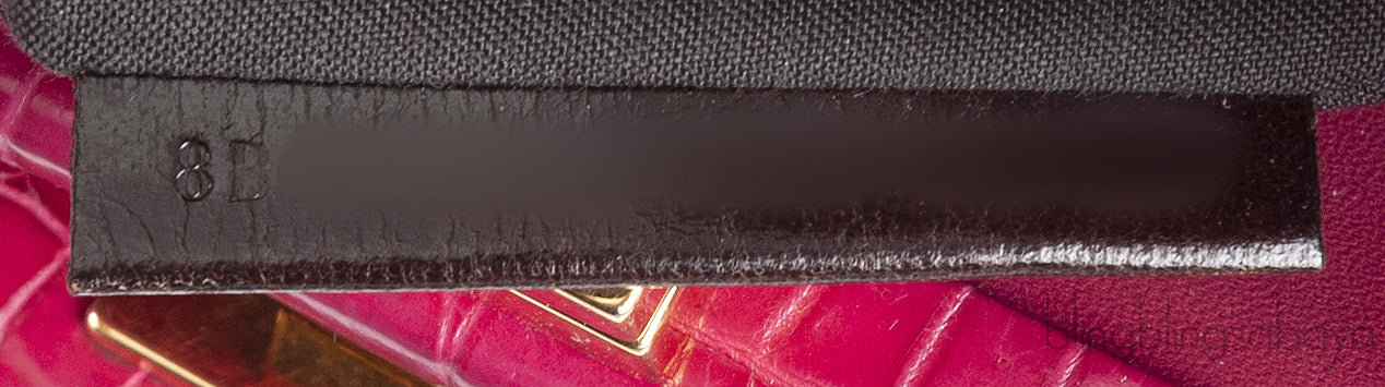 Fuchsia Crocodile Mini Peekaboo