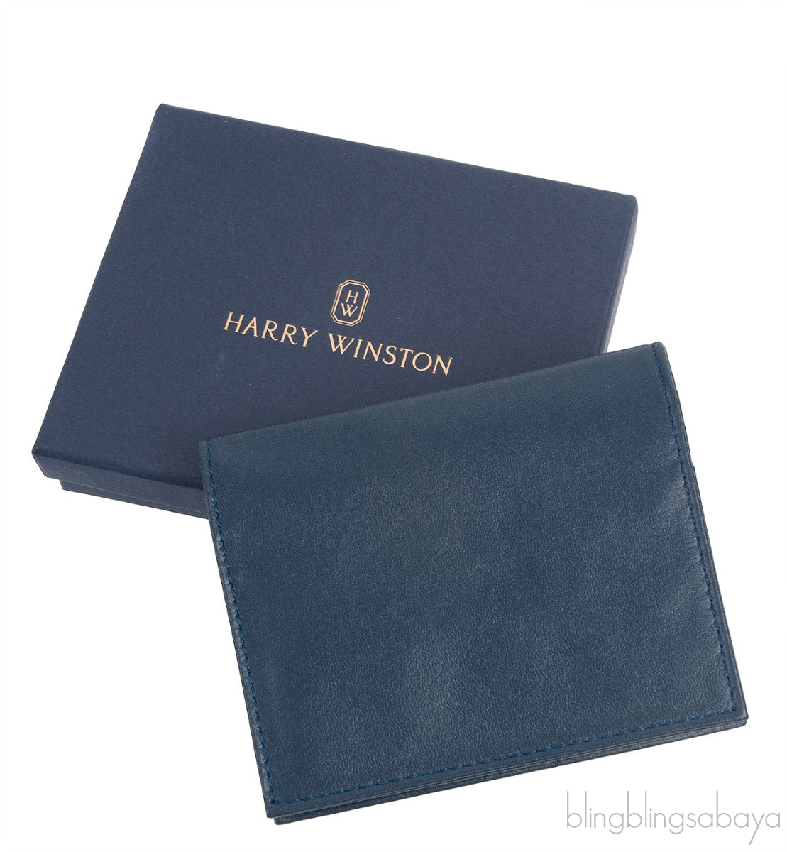 Dark Blue Bi-fold Cardholder