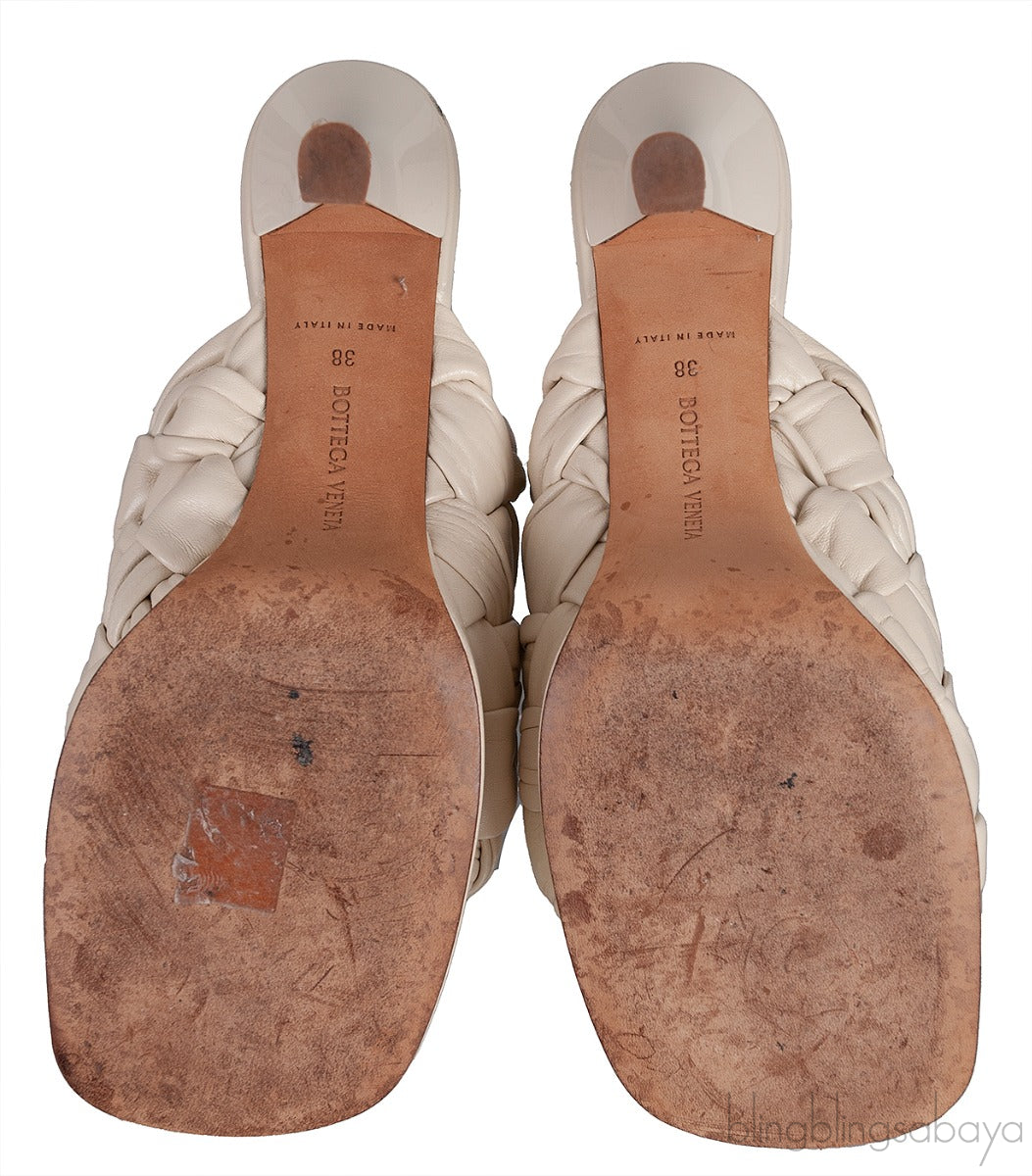 Bottega Veneta The Board Platform Off-White Mule
