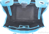 Ricky Blue Green Alligator Bag