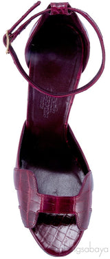 Highlight High Heel Crocodile Sandals