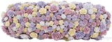 Miss Dea Floral Applique Clutch