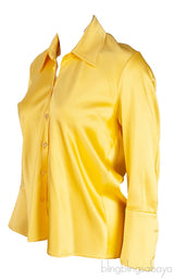 Plain Yellow Long Sleeve Shirt