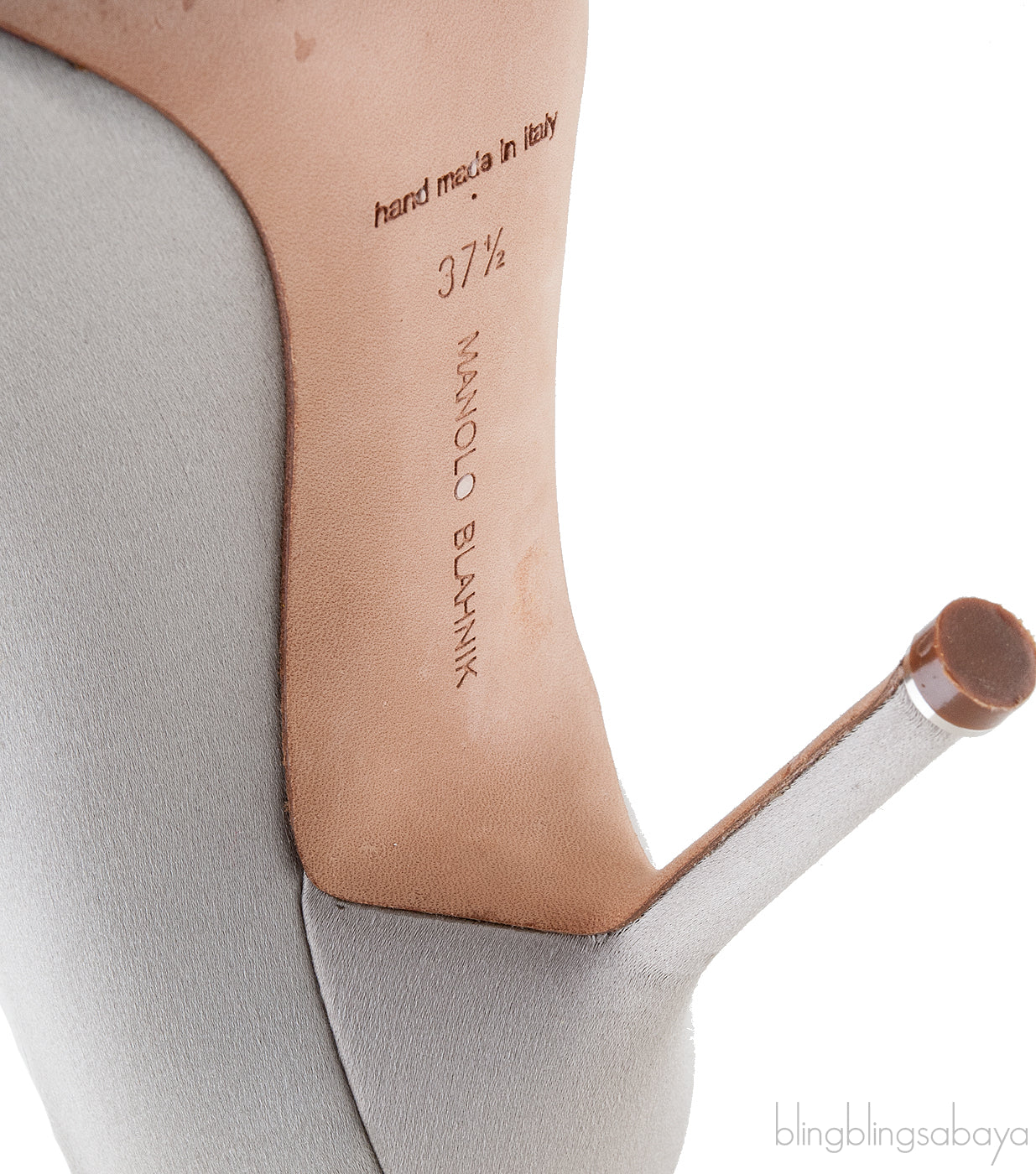 Grey Hangisi Satin Heels