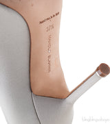 Grey Hangisi Satin Heels
