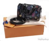 Louis Vuitton LV x TM Nano Monogram Speedy Black