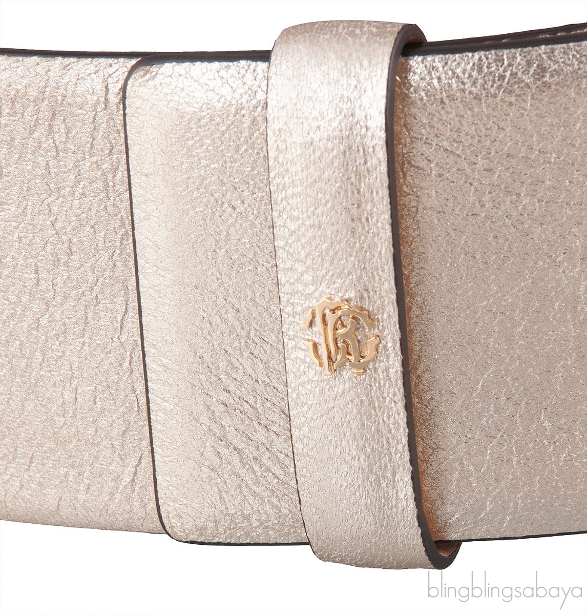 Light Gold Wide Belt