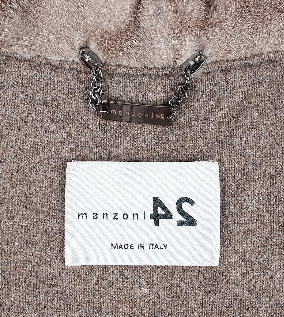 Light Brown Mink Fur Poncho