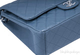 Maxi Jumbo Blue Tempete Flap Bag