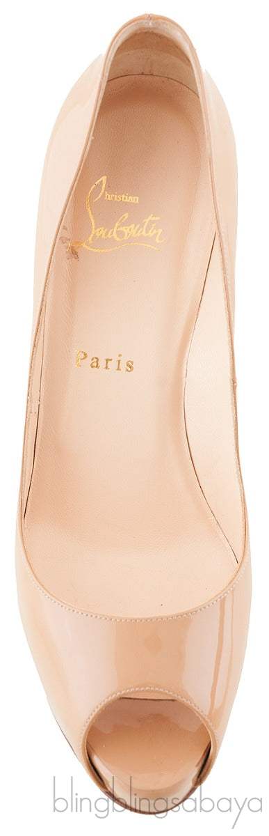 Nude Very Prive 120 Peep Toe Pump