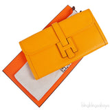 Jige Elan Clutch Epsom Jaune d\'Or