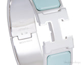 Bi-color Clic Clac H Wide Bracelet