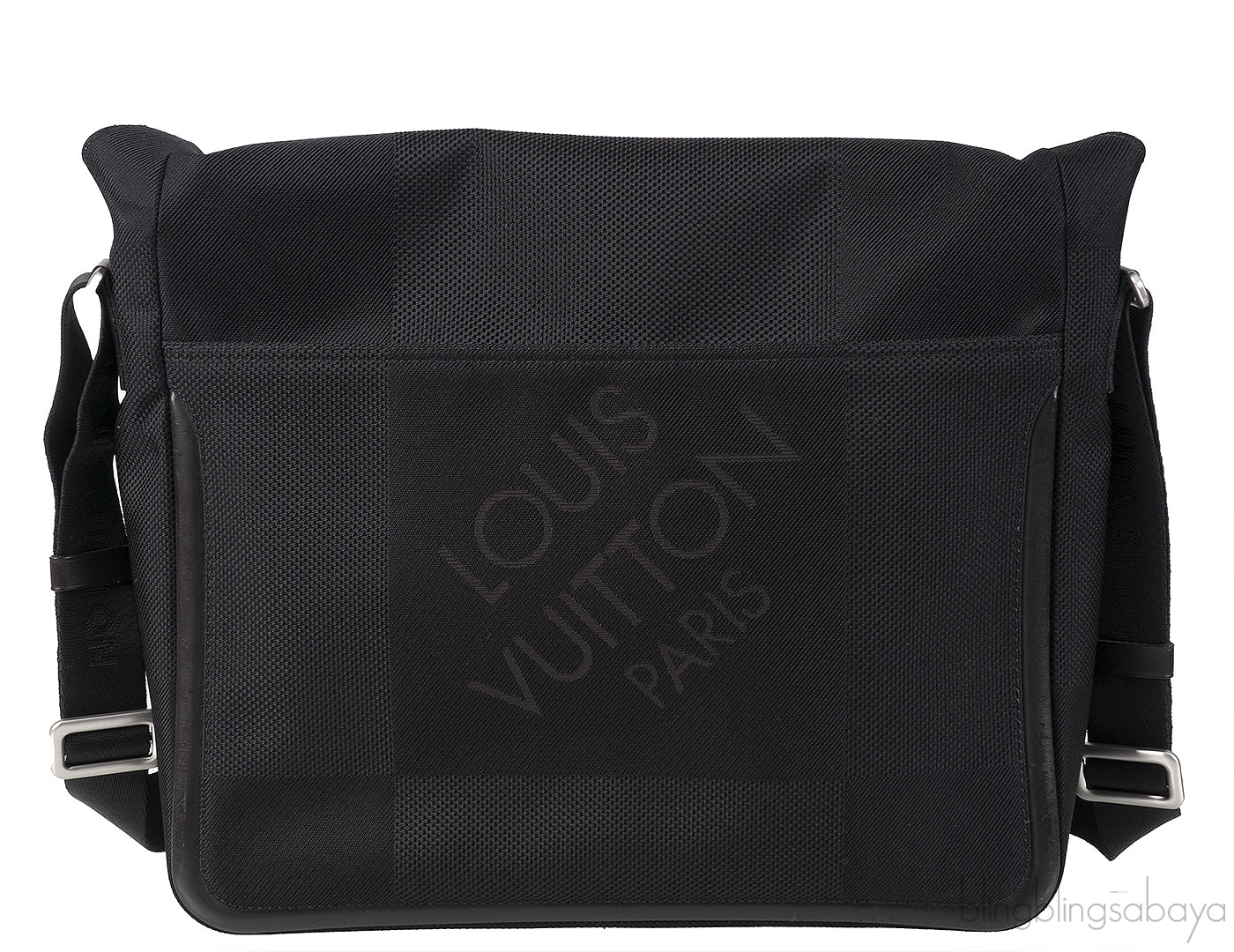 Louis Vuitton Black Denier Geant Canvas Messenger