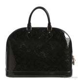 Louis Vuitton Alma Monogram Vernis Dark Green GM
