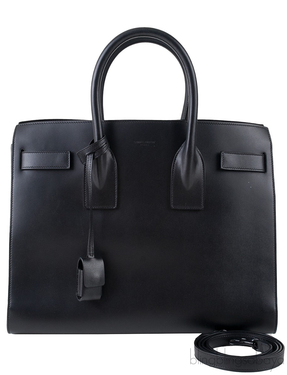 So Black Small Tenax Sac de Jour Tote Bag