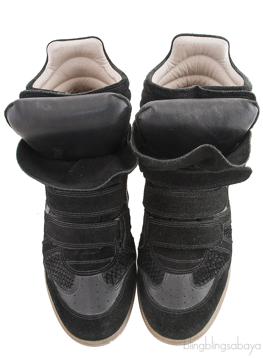 Black Suede Over Basket Sneakers
