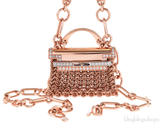 Precieux H Kelly Diamond Rose Gold Necklace