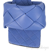 Bottega Veneta Blue Violet Lido Intrecciato Mules