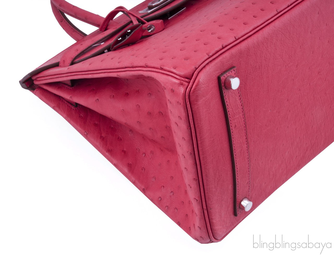 Birkin 35 Ostrich Bougainvillier