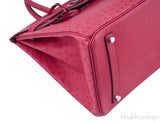 Birkin 35 Ostrich Bougainvillier