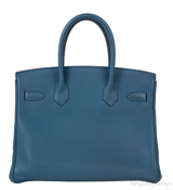 Birkin 30 Blue Cobalt Togo GHW