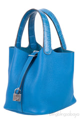 Picotin Lock 18 Blue Mykonos Touch PHW