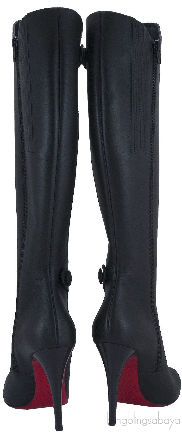 Black Leather & Suede Boots