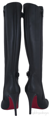 Black Leather & Suede Boots