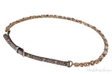 Python Crystal Embellished Slim Belt