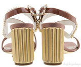 Old Rose Strappy Sandals