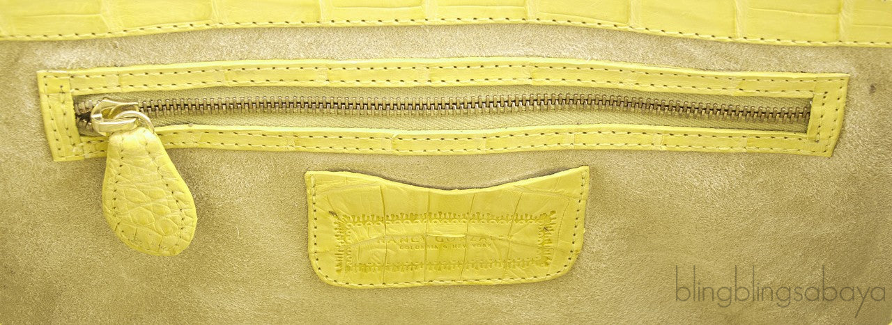 Crocodile Envelope Clutch