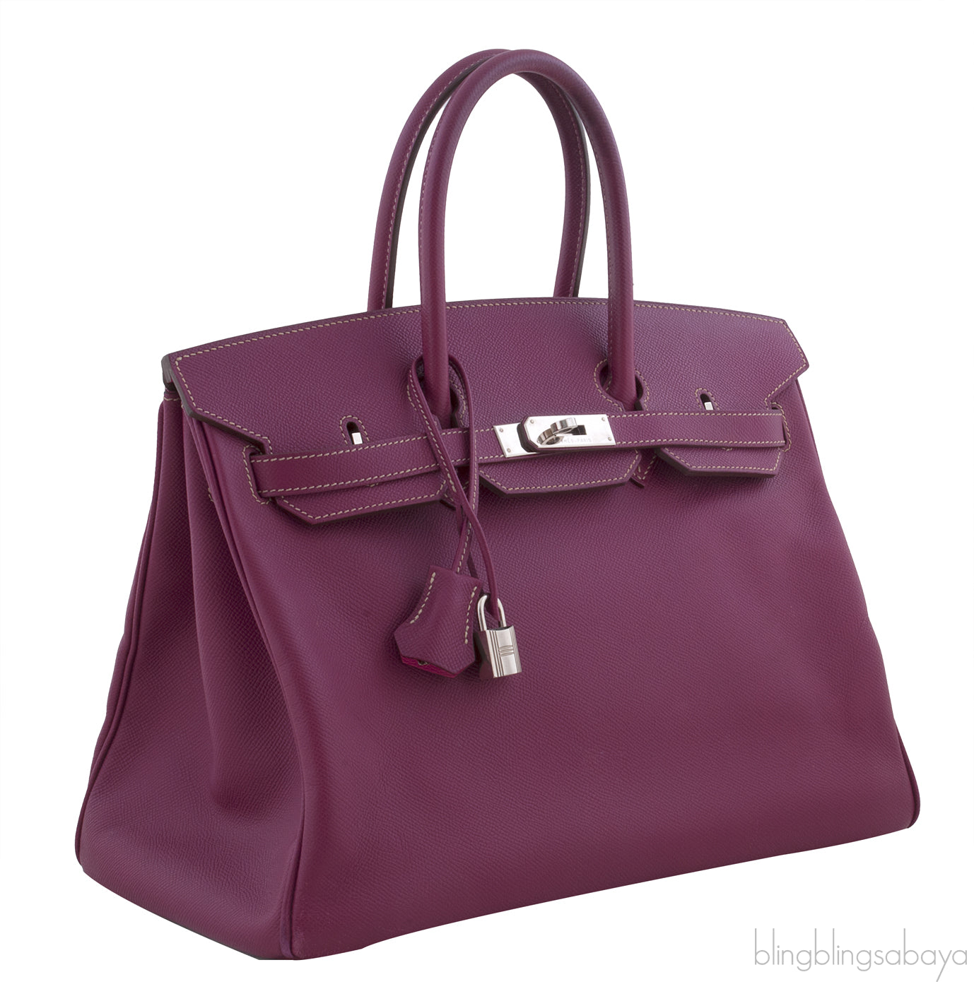 Birkin 35 Bi-color Tosca Epsom PHW