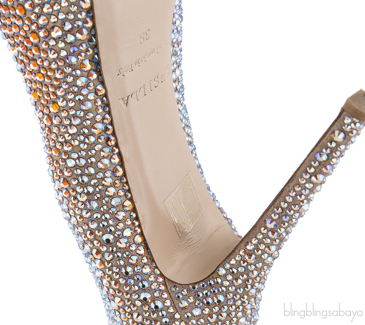 Crystal Embellished Pump
