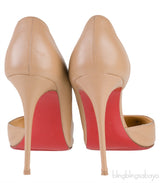 Nude Pointed Toe Heels