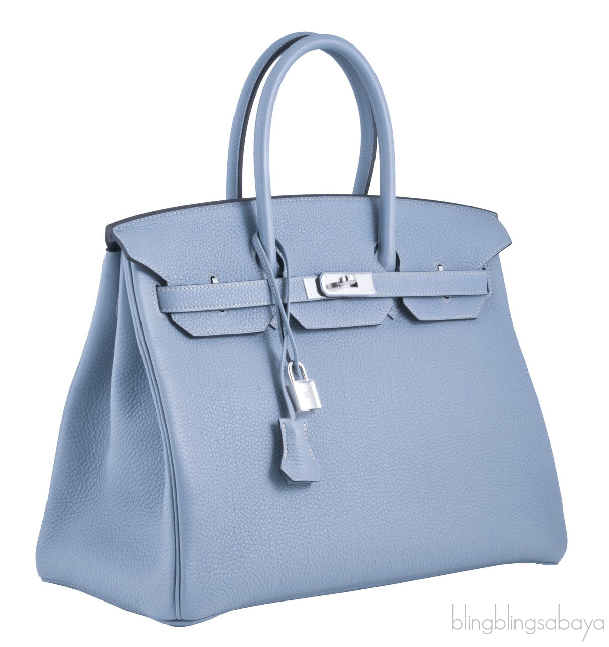 Birkin 35 Blue Lin Togo