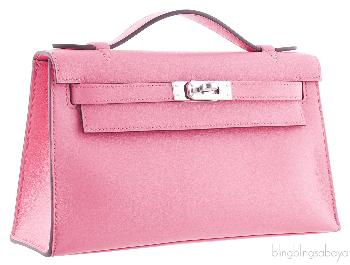 Kelly Pochette Swift Rose Azalee